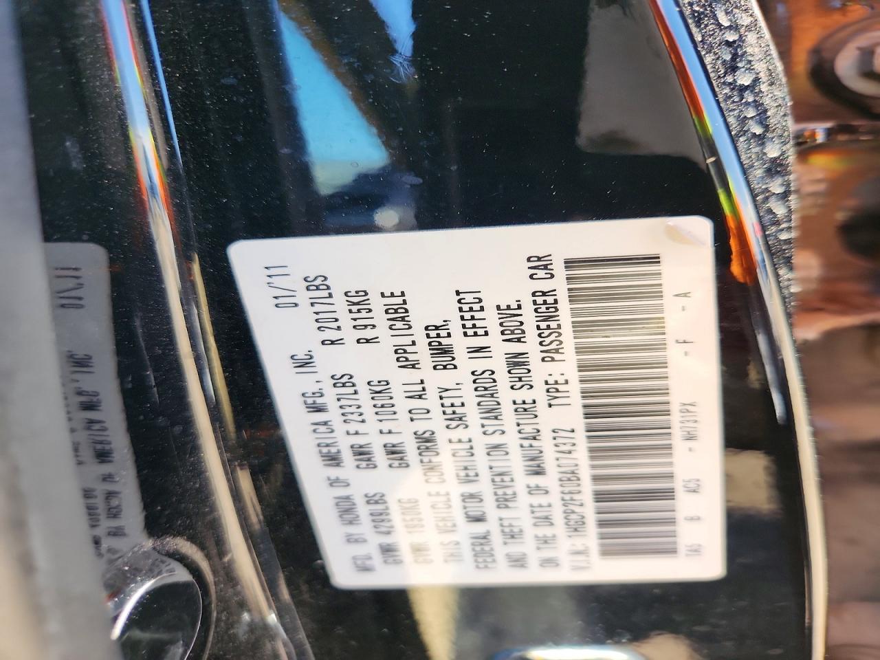 Honda Accord Se