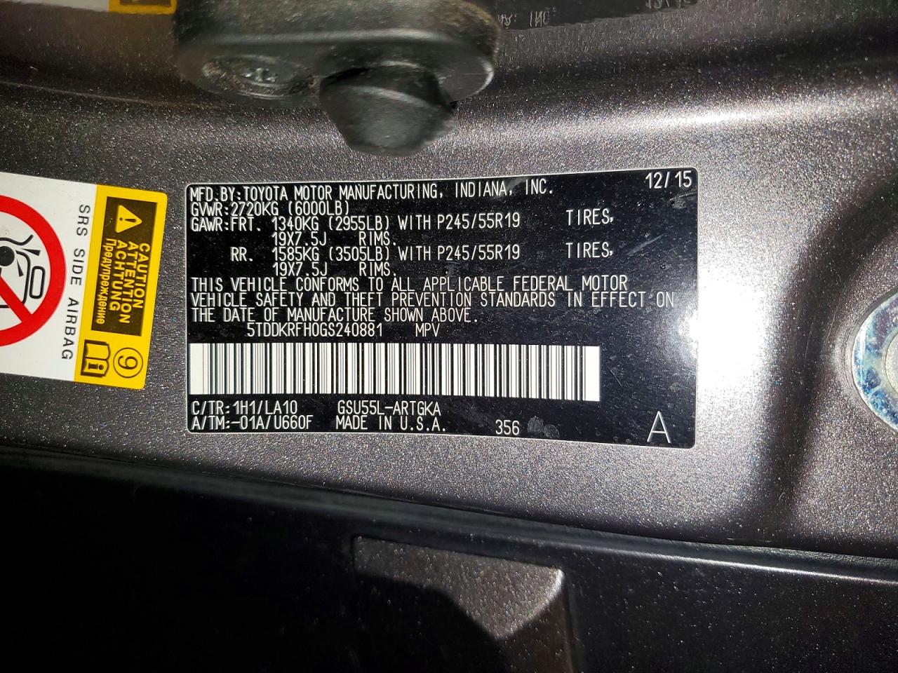 Toyota Highlander Limited