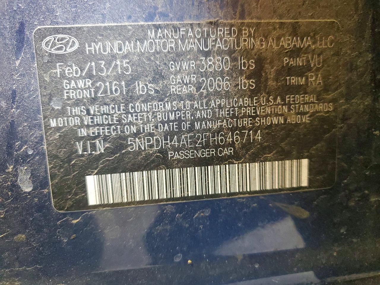 Hyundai ELANTRA Se