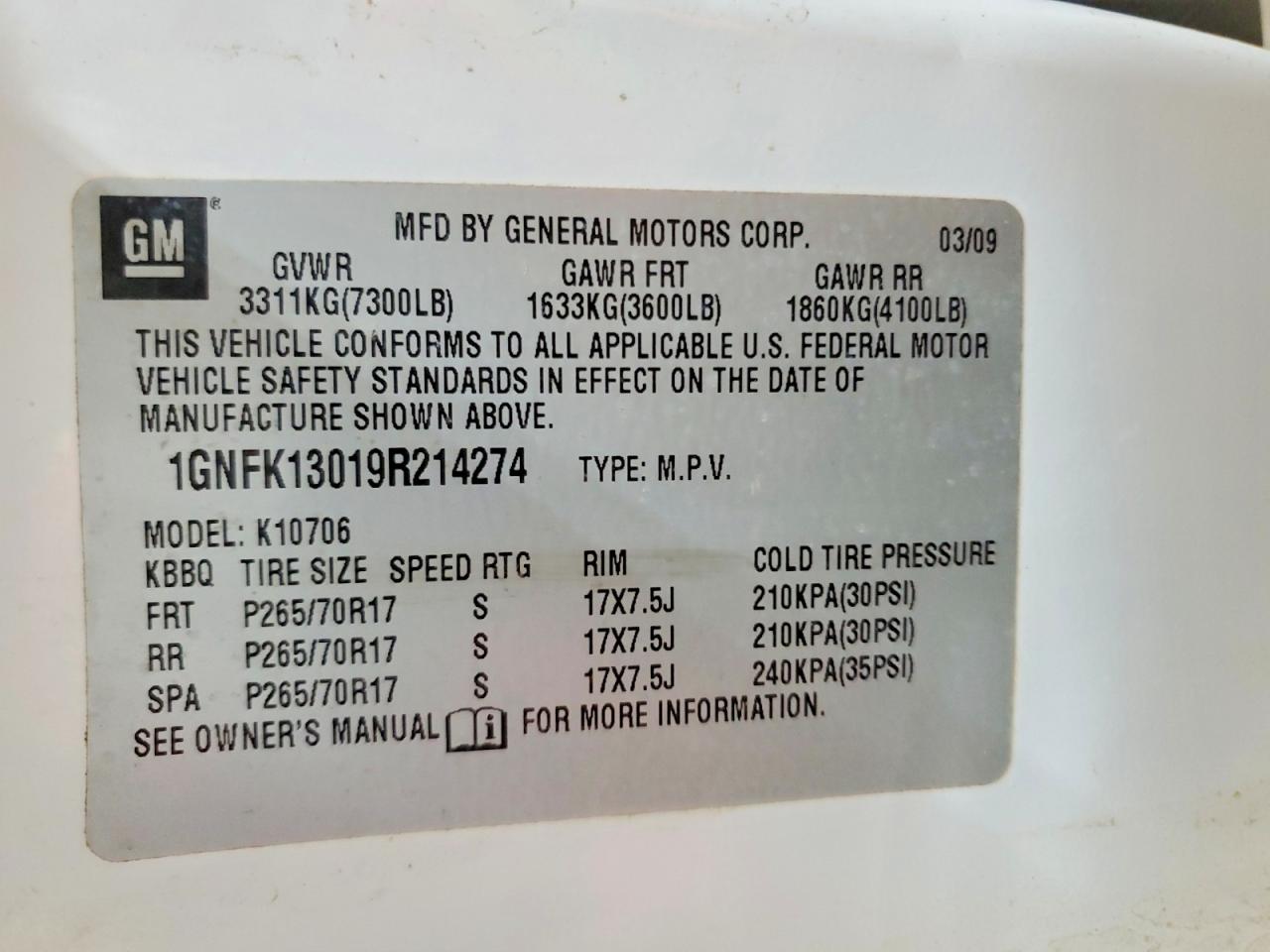 Chevrolet Tahoe K1500 Ls