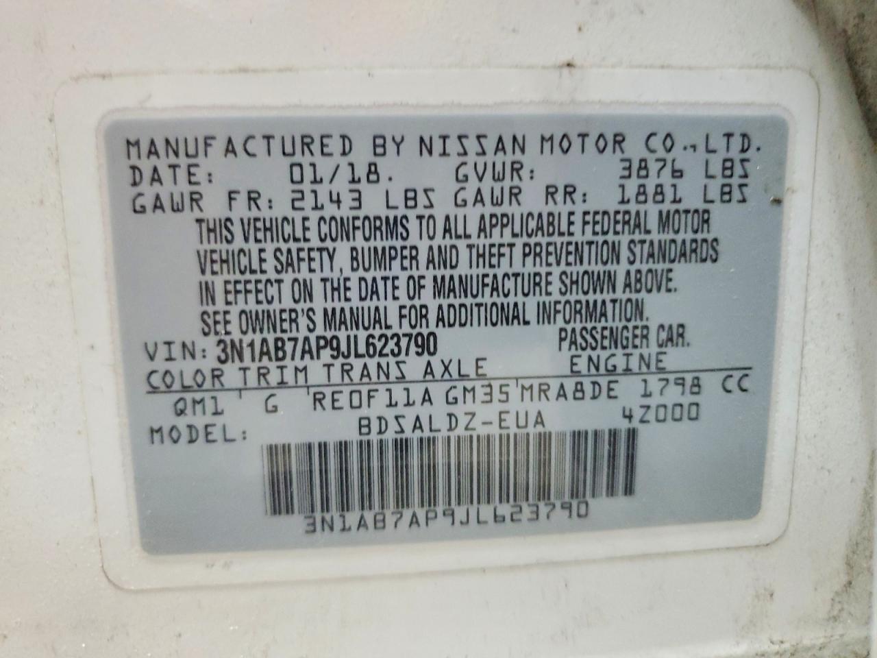 Nissan Sentra Sv