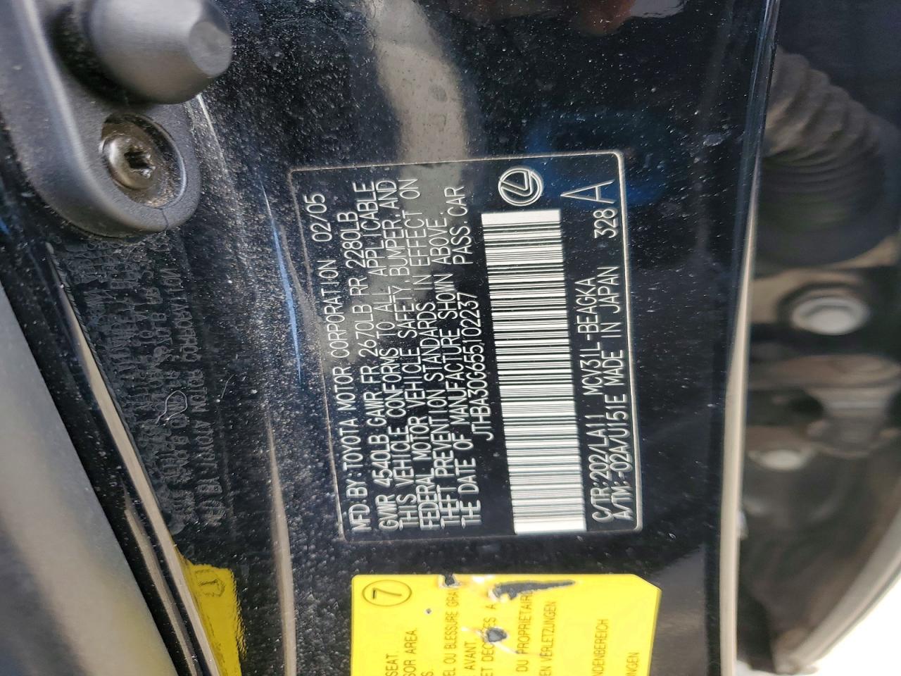 Lexus Es Base