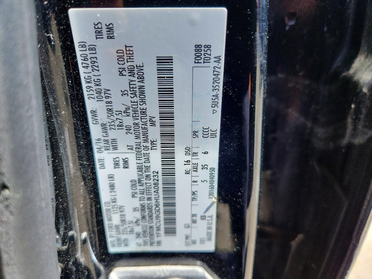 Ford Escape Se