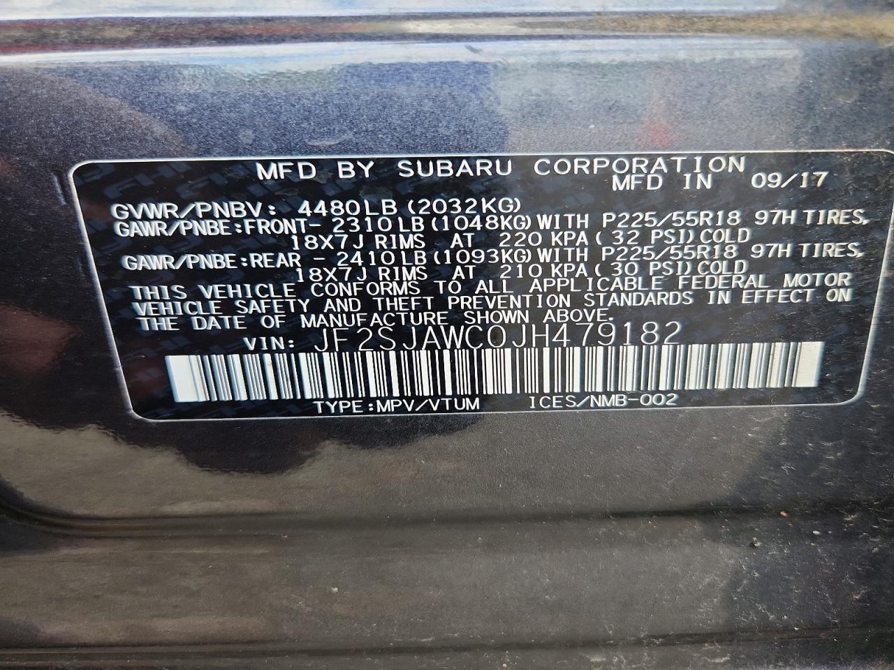 Subaru Forester 2.5i Touring