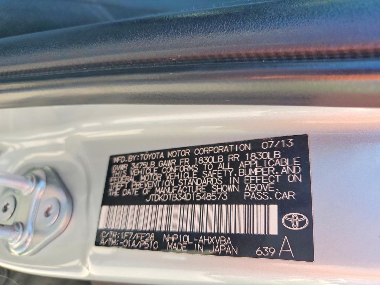 Toyota Prius Two