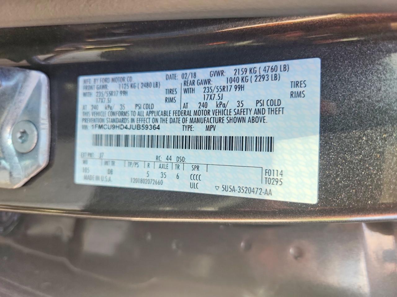 Ford Escape Sel