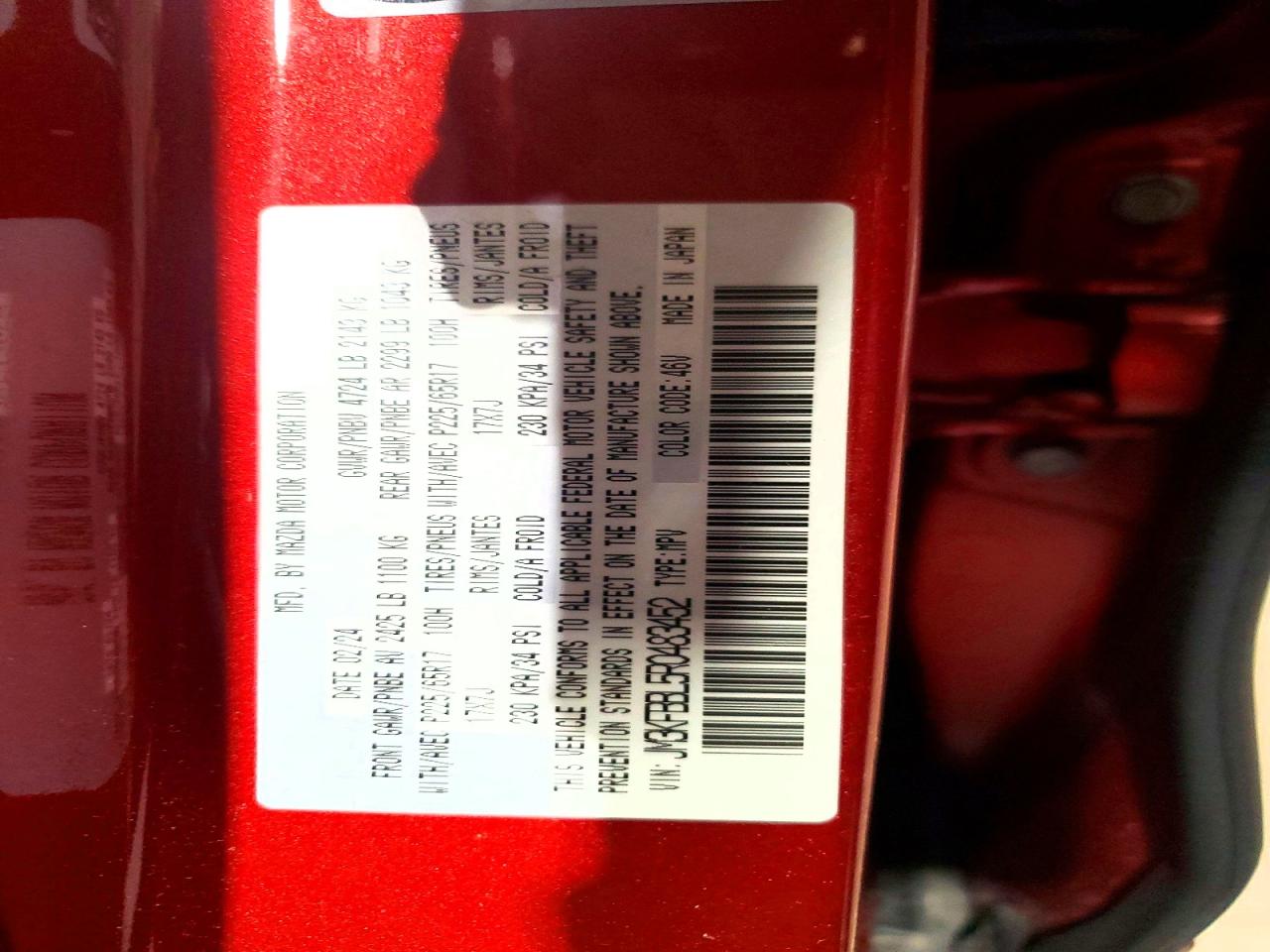 Mazda Cx Select