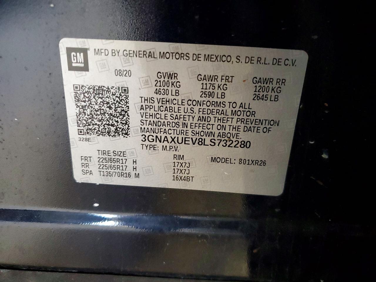 Chevrolet Equinox Lt