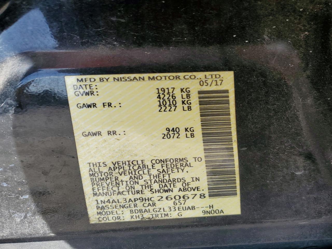 Nissan Altima 2.5 S