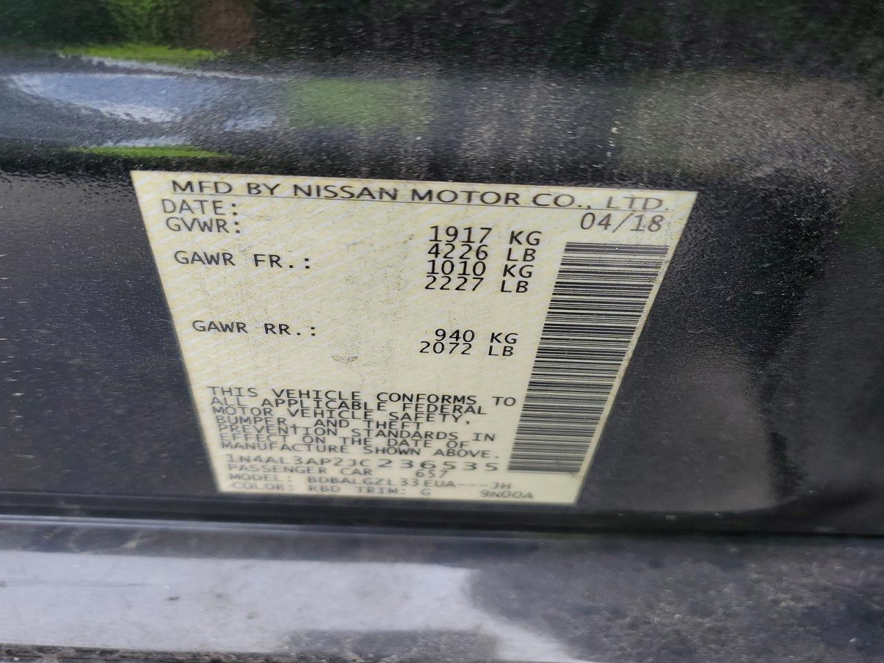 Nissan Altima 2.5 S