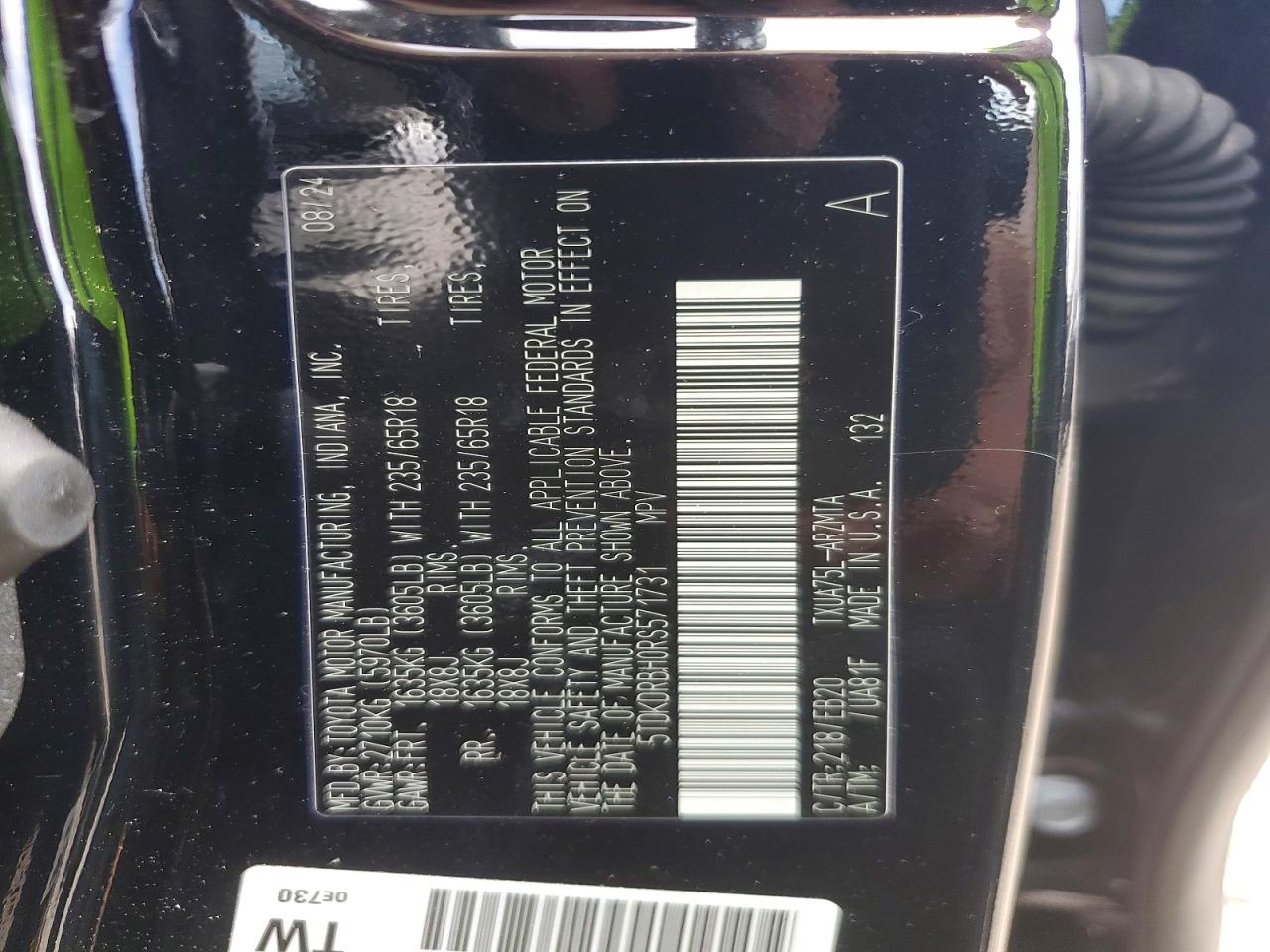Toyota Highlander Xle
