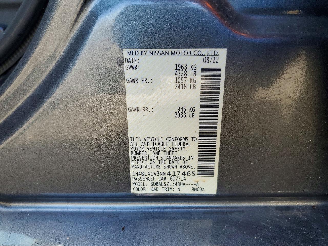 Nissan Altima Sr
