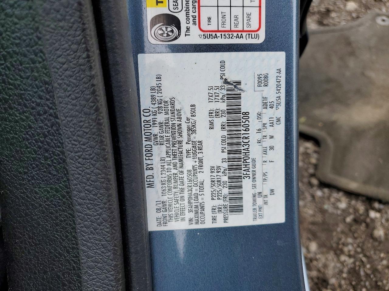 Ford Fusion Se