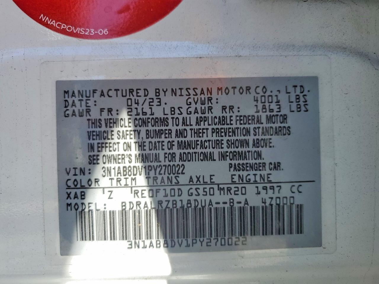 Nissan Sentra Sr