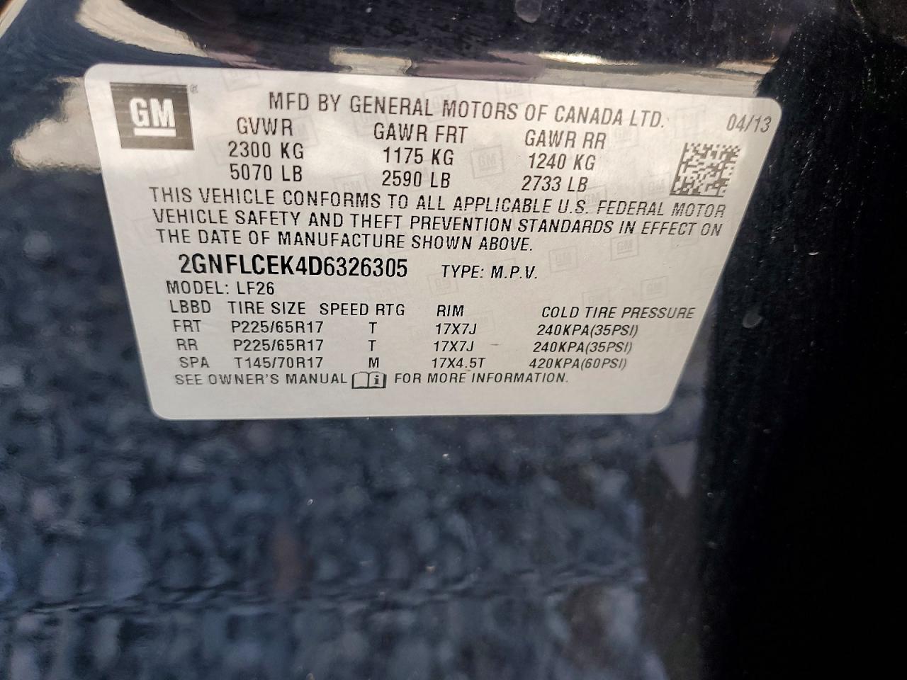Chevrolet Equinox Ls