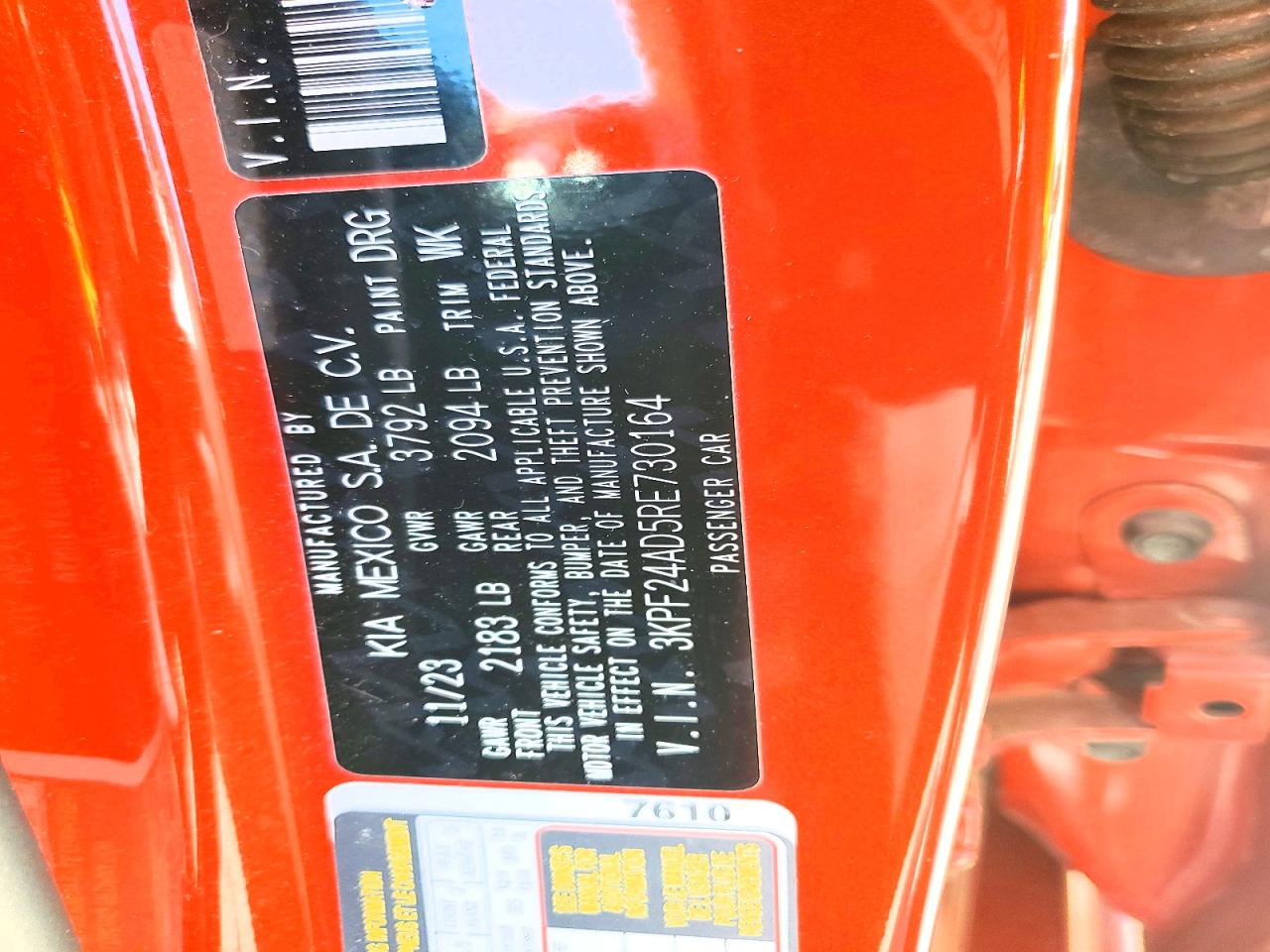 Kia Forte Lxs