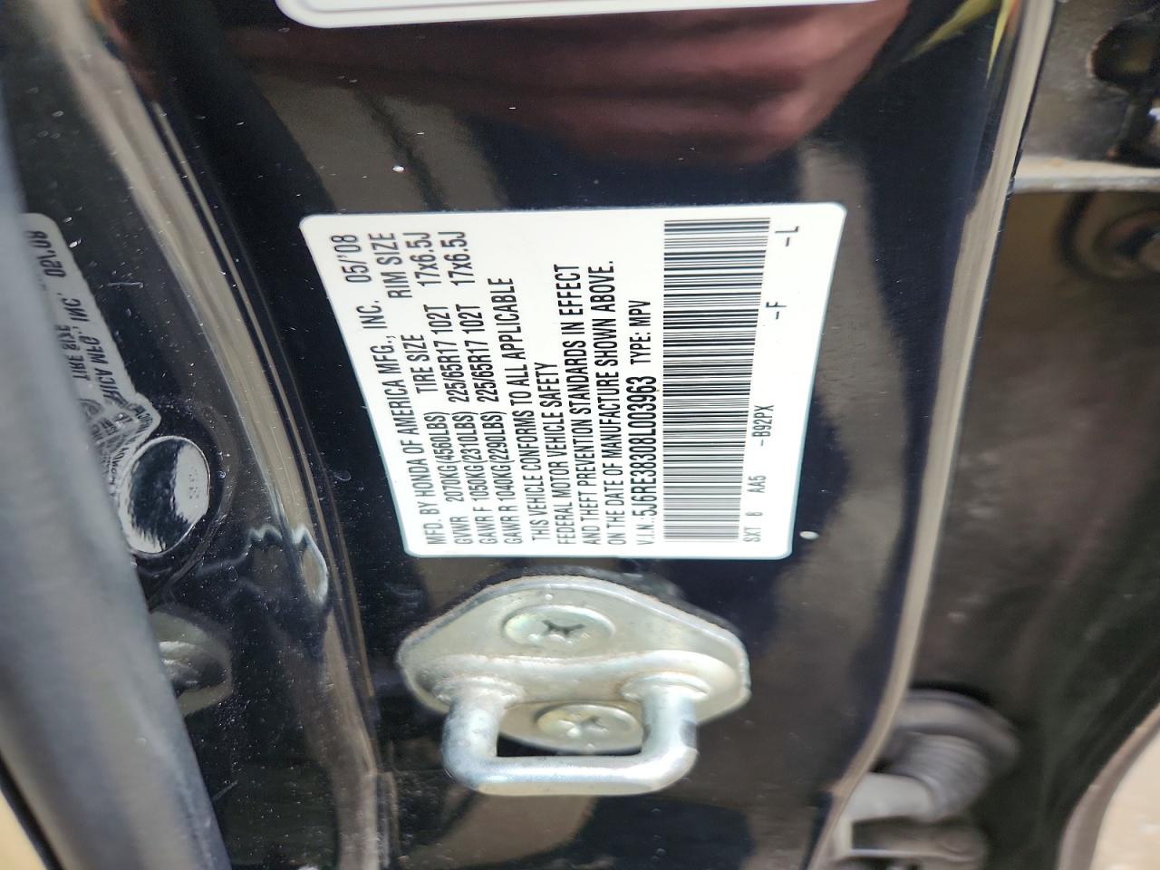 Honda Crv Lx