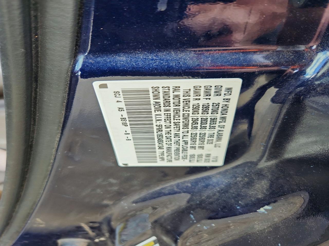 Honda Odyssey Exl