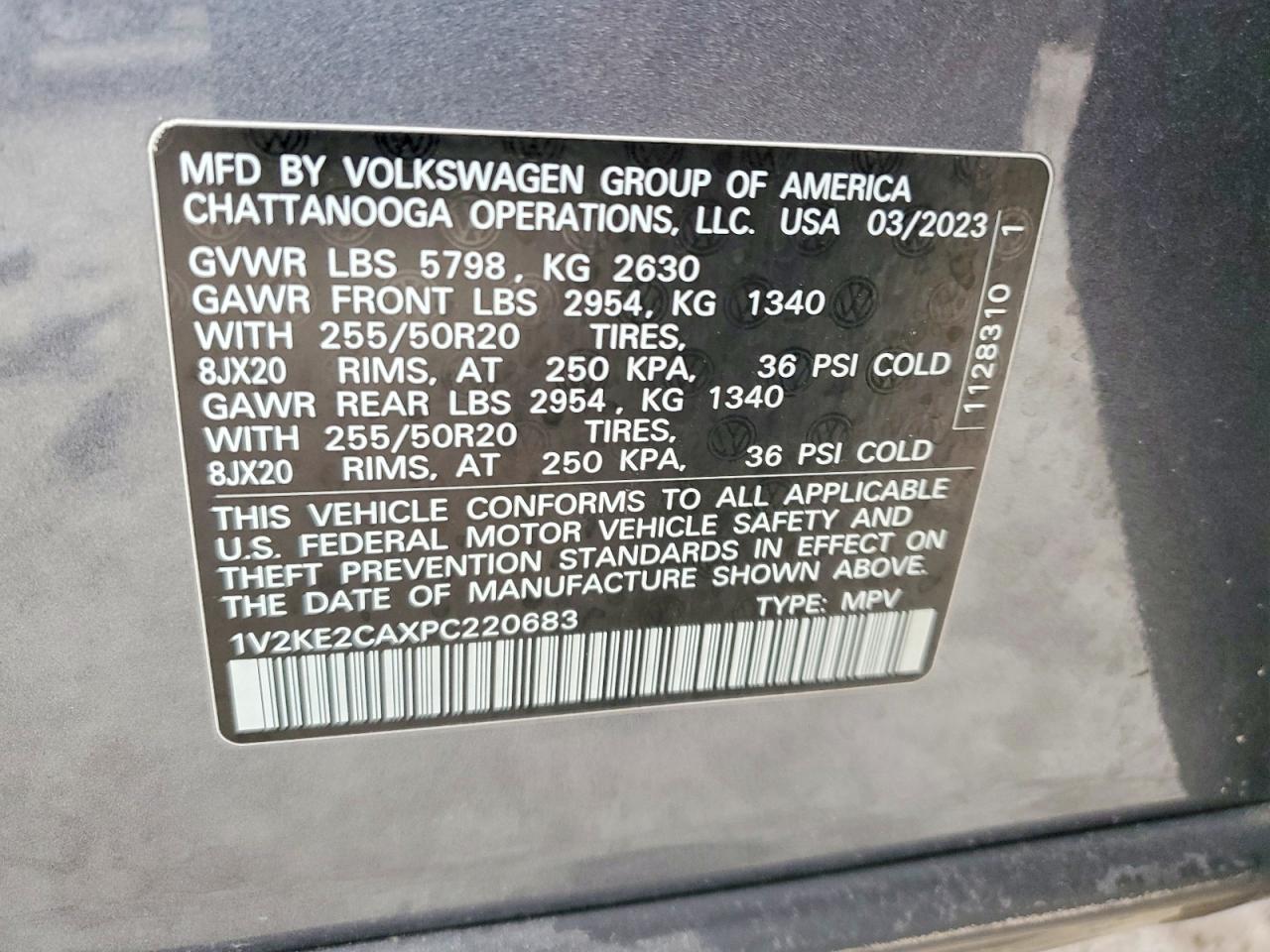Volkswagen Atlas Se