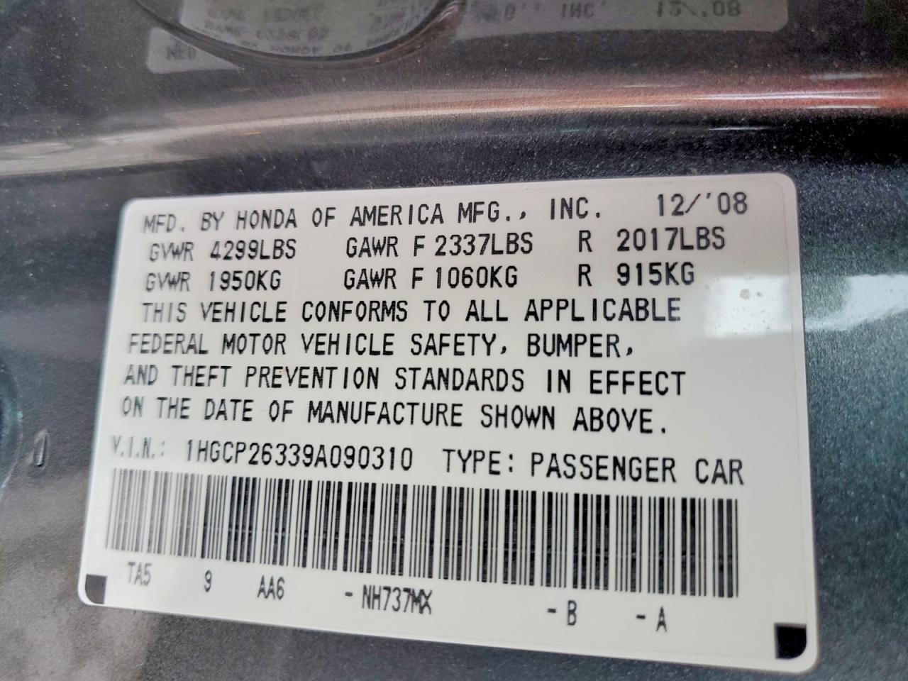 Honda Accord Lx