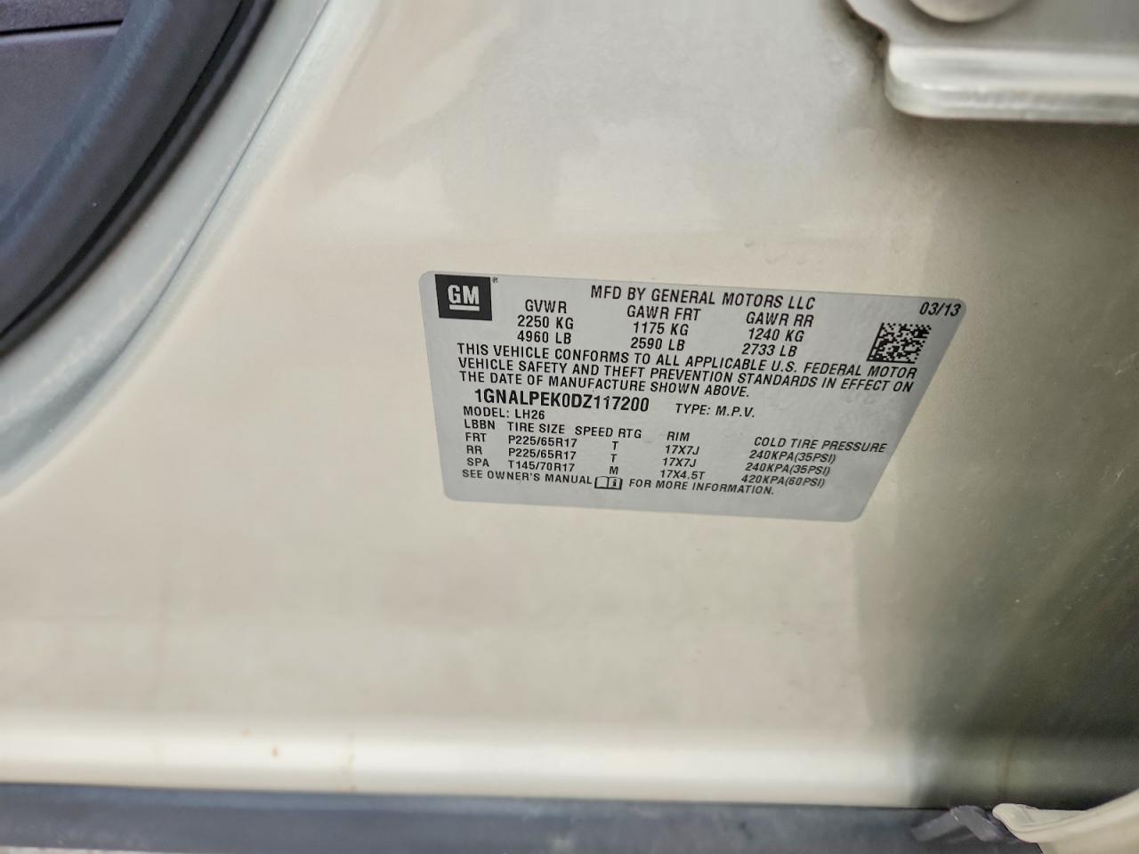 Chevrolet Equinox Lt