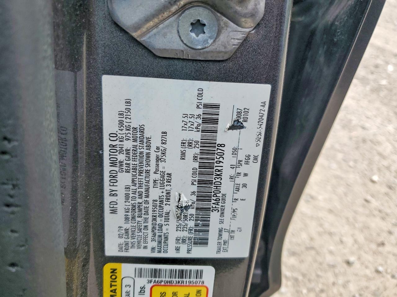 Ford Fusion Se