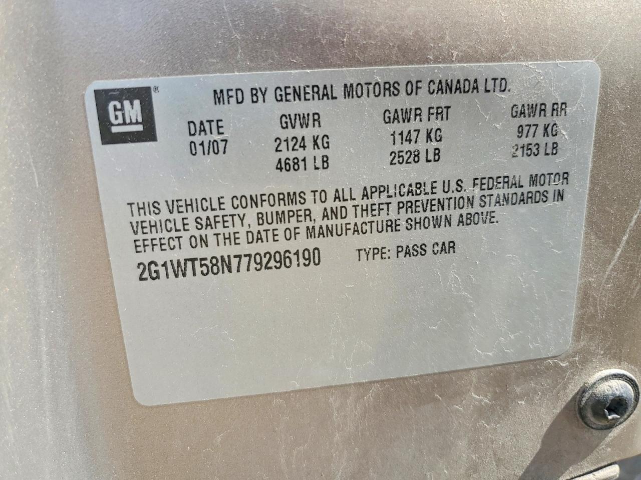 Chevrolet Impala Lt
