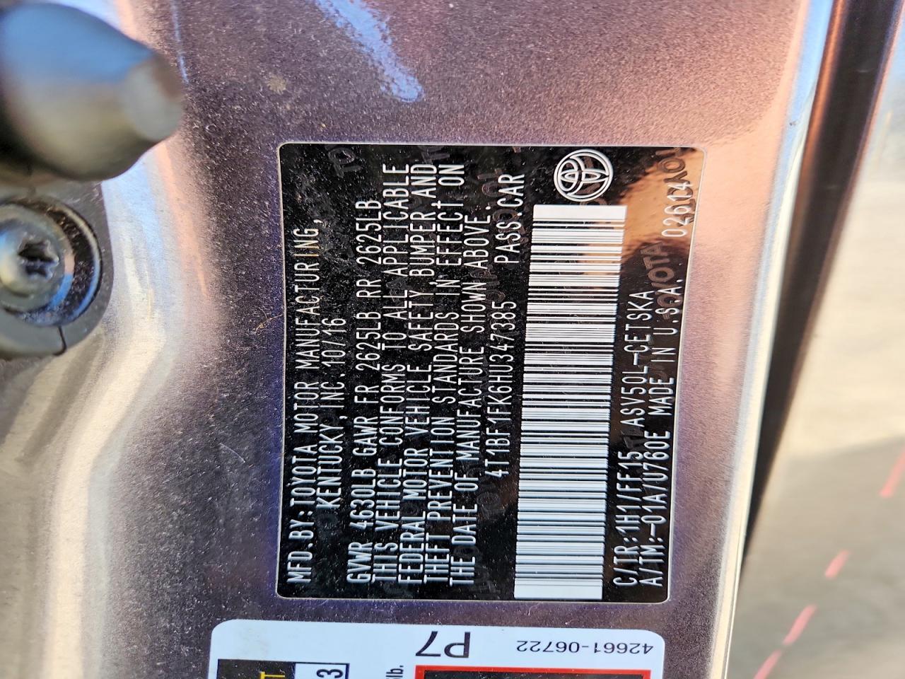 Toyota Camry Se