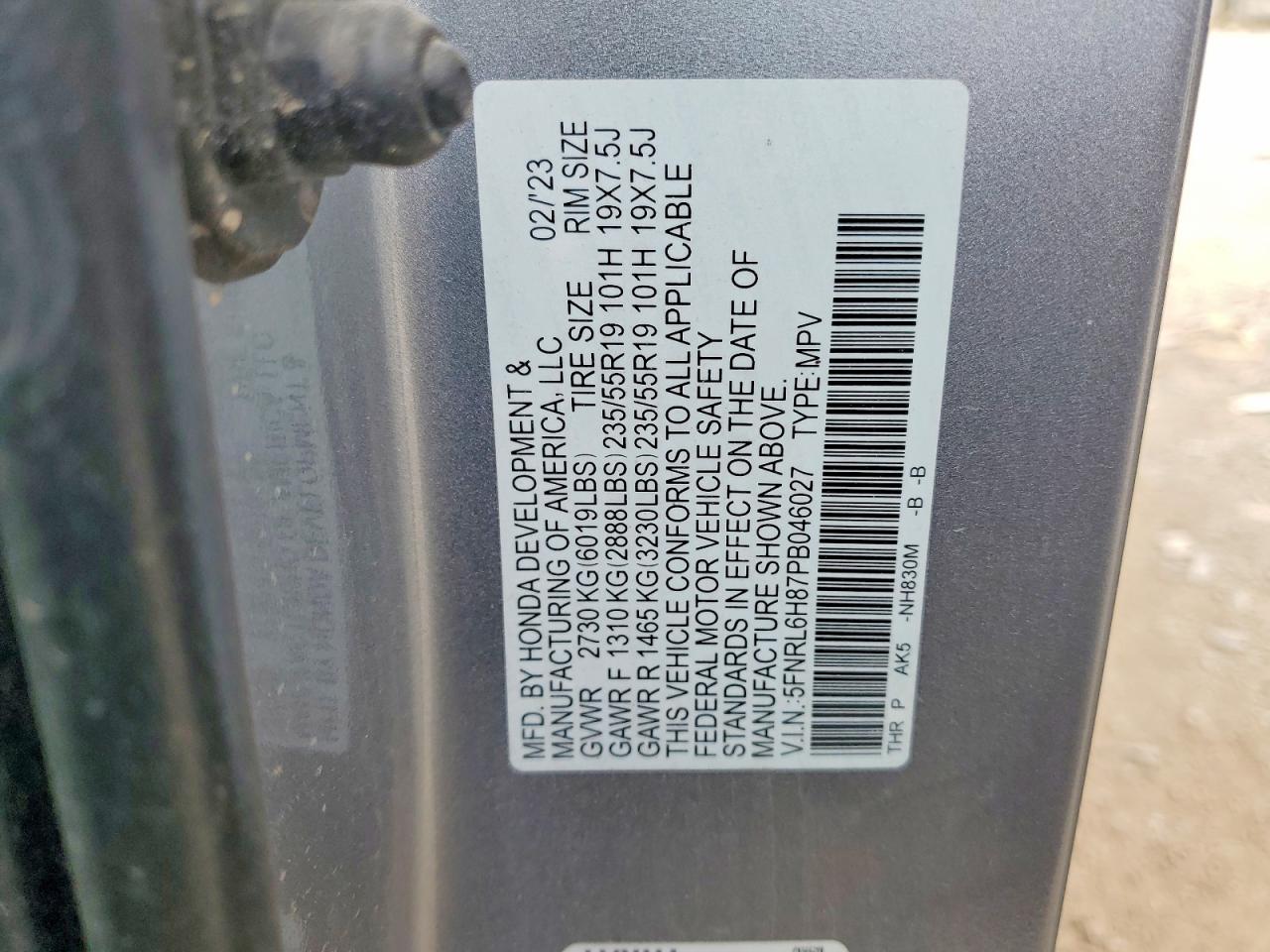 Honda Odyssey Touring