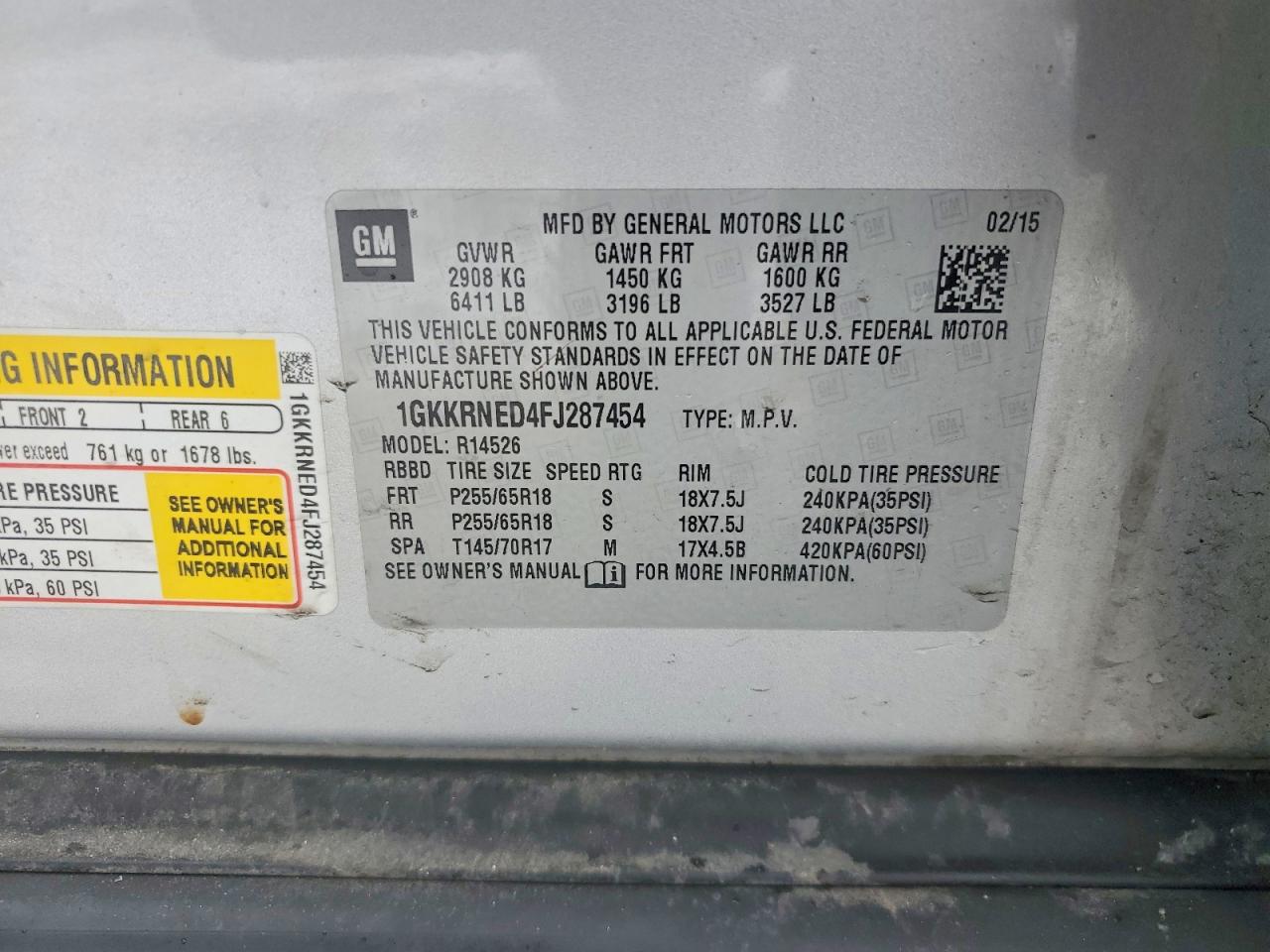 GMC Acadia Sle