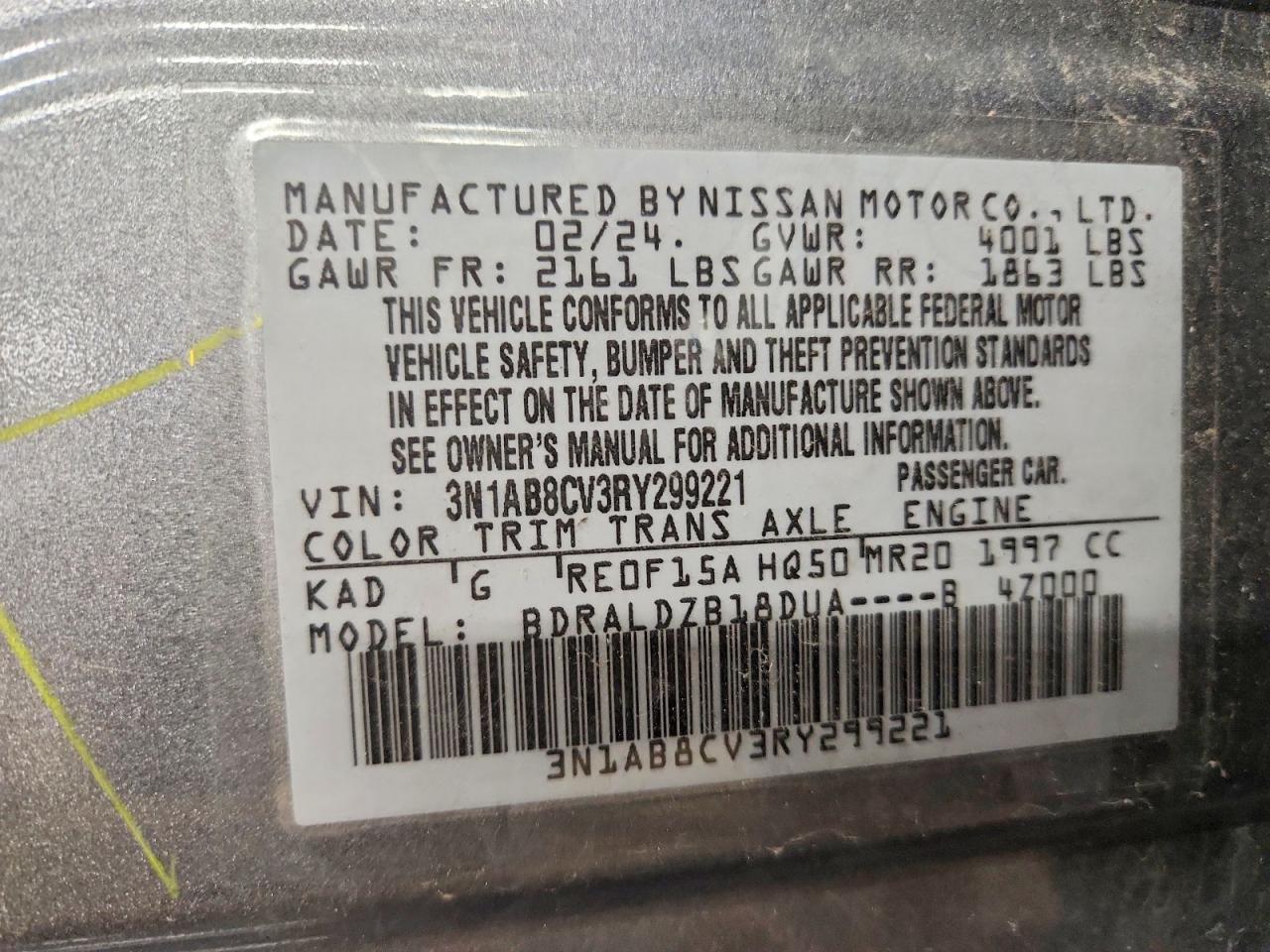 Nissan Sentra Sv