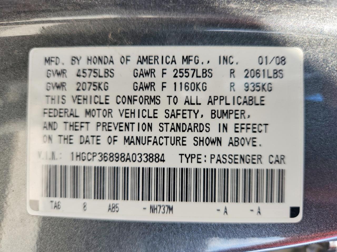 Honda Accord Exl