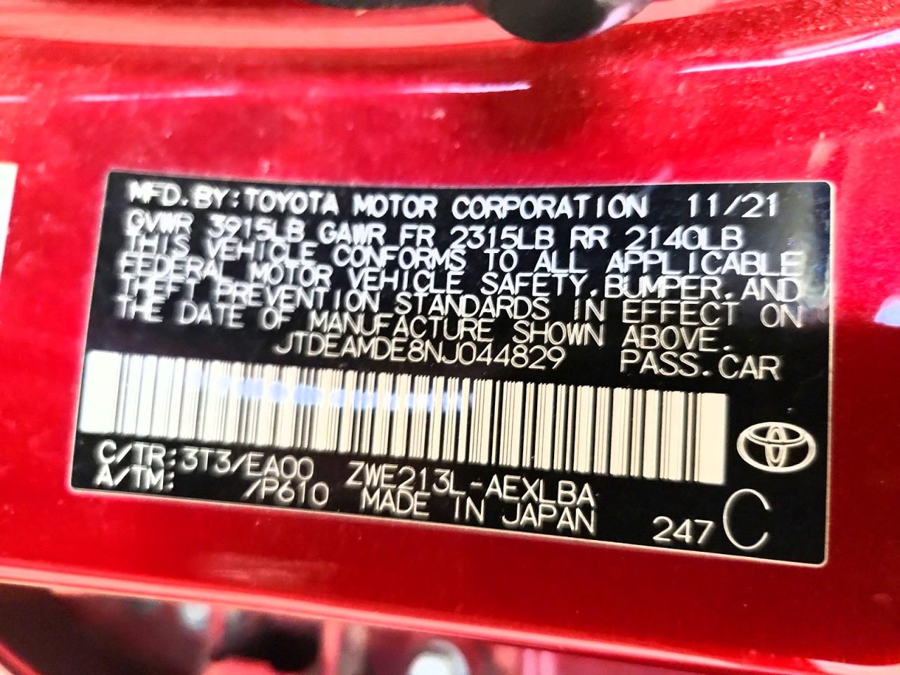 Toyota Corolla Le