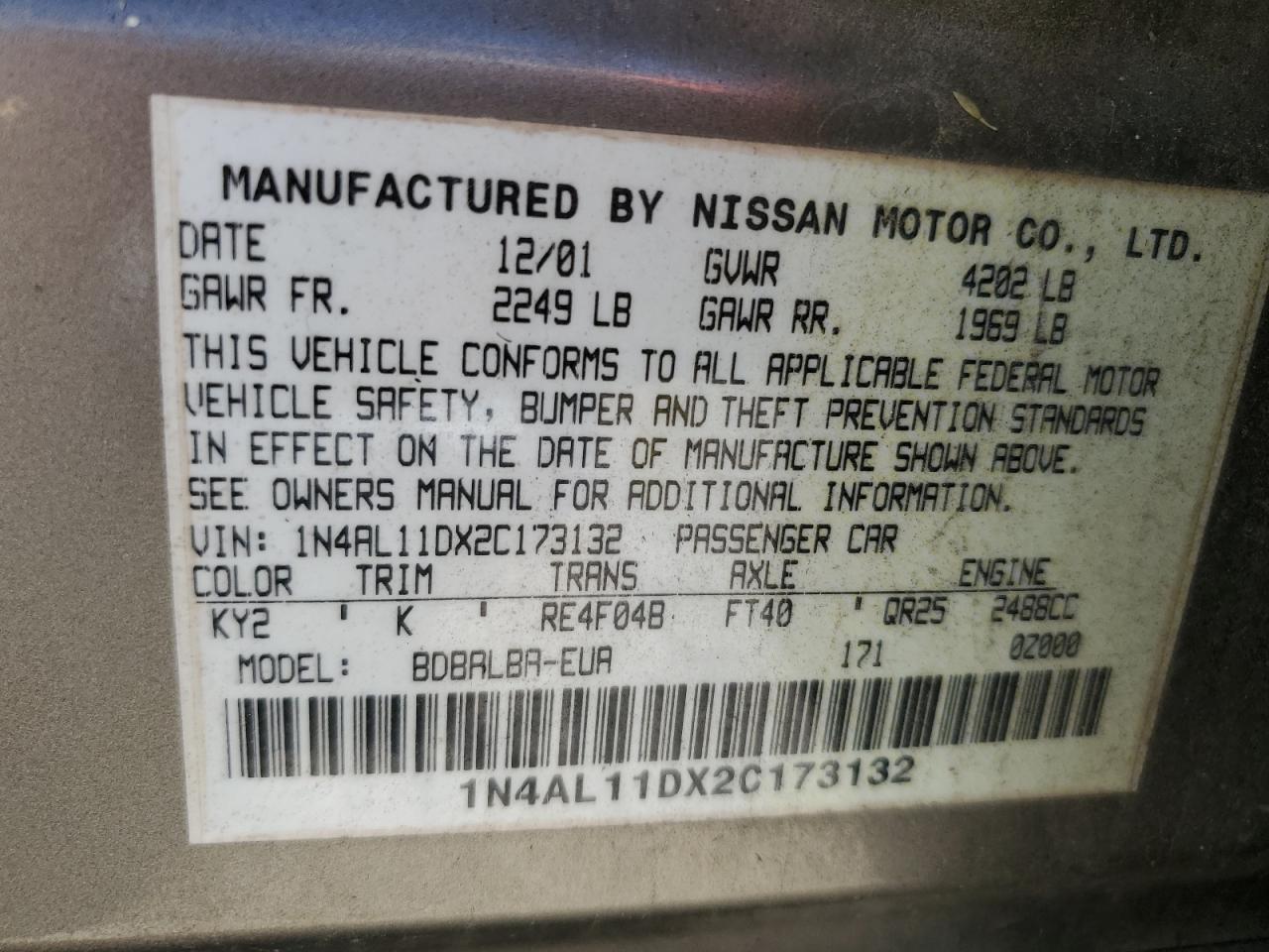 Nissan Altima Base