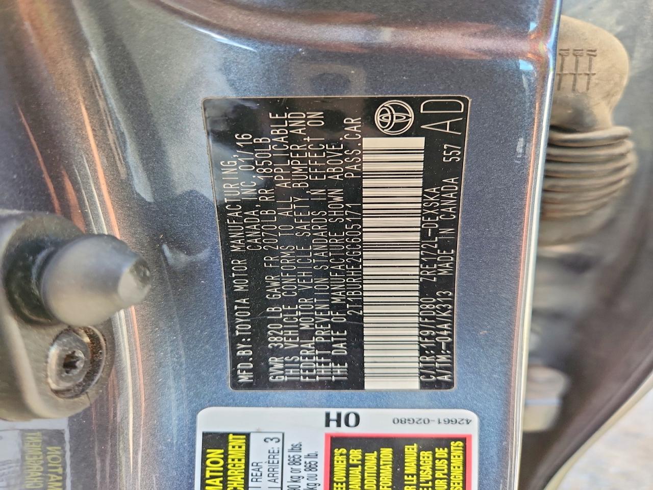 Toyota Corolla S Plus