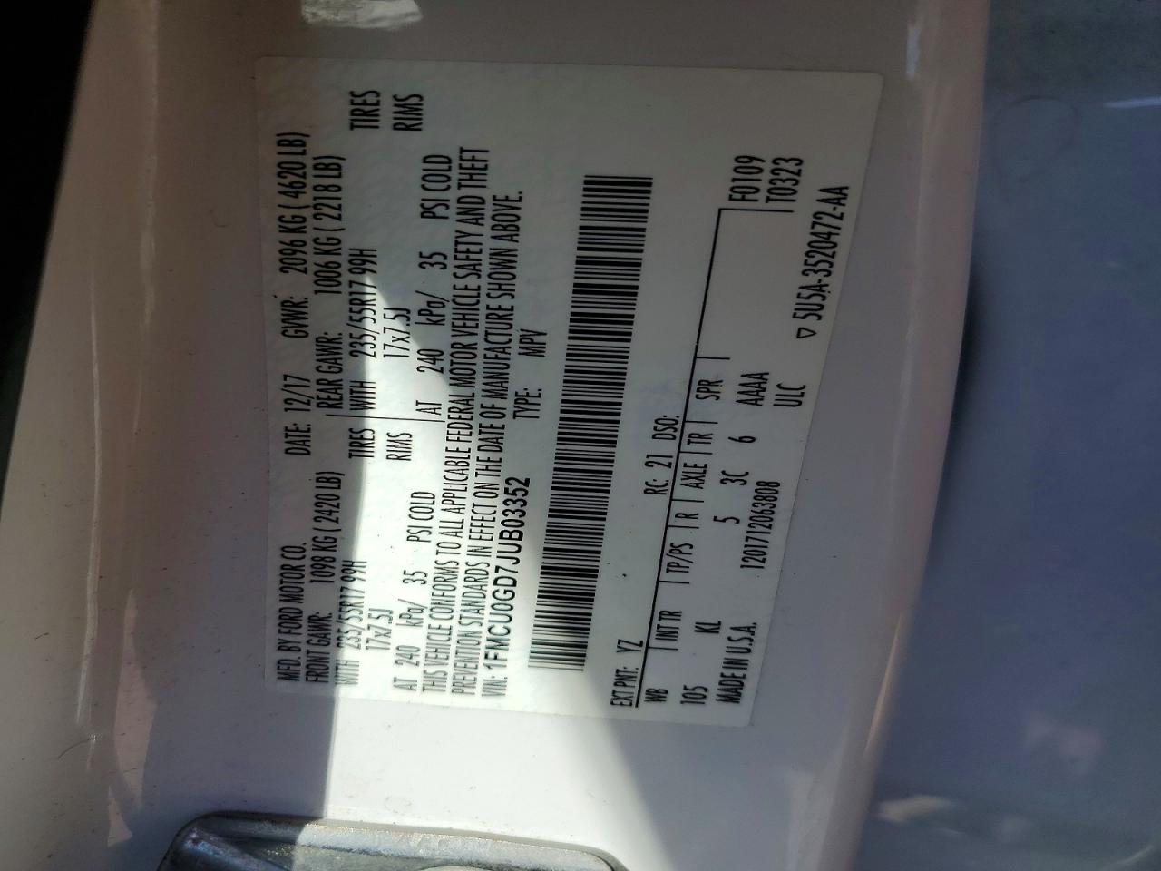 Ford Escape Se