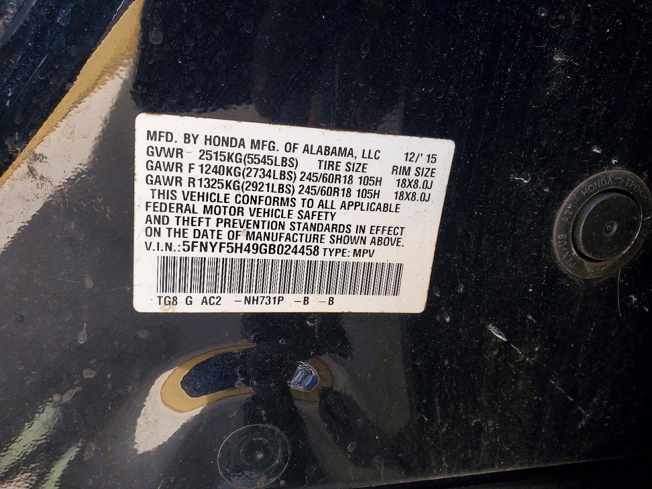 Honda Pilot Ex