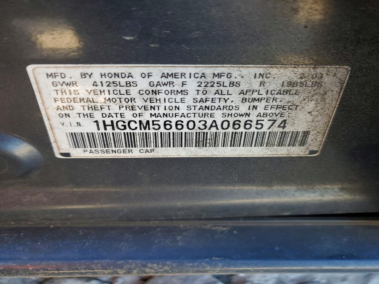 Honda Accord Ex