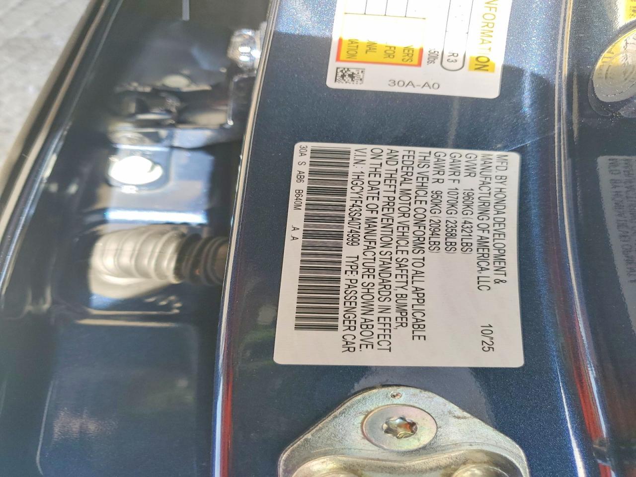 Honda Accord Se