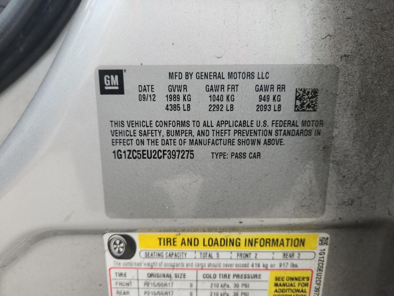 Chevrolet Malibu 1lt