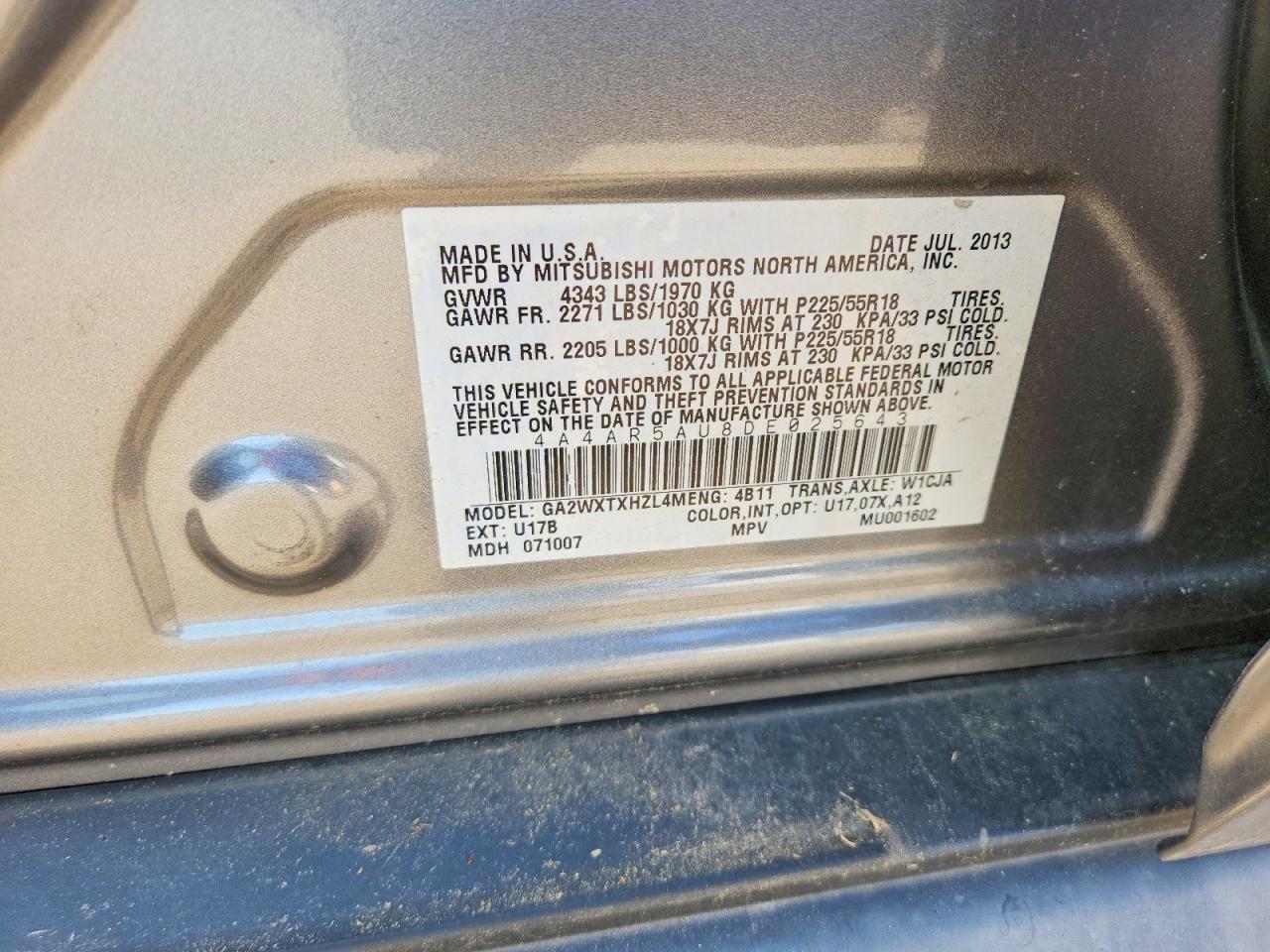 Mitsubishi Outlander Le