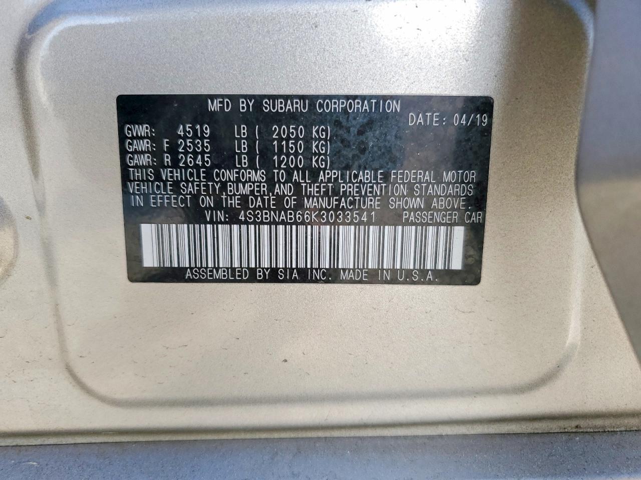 Subaru Legacy 2.5i