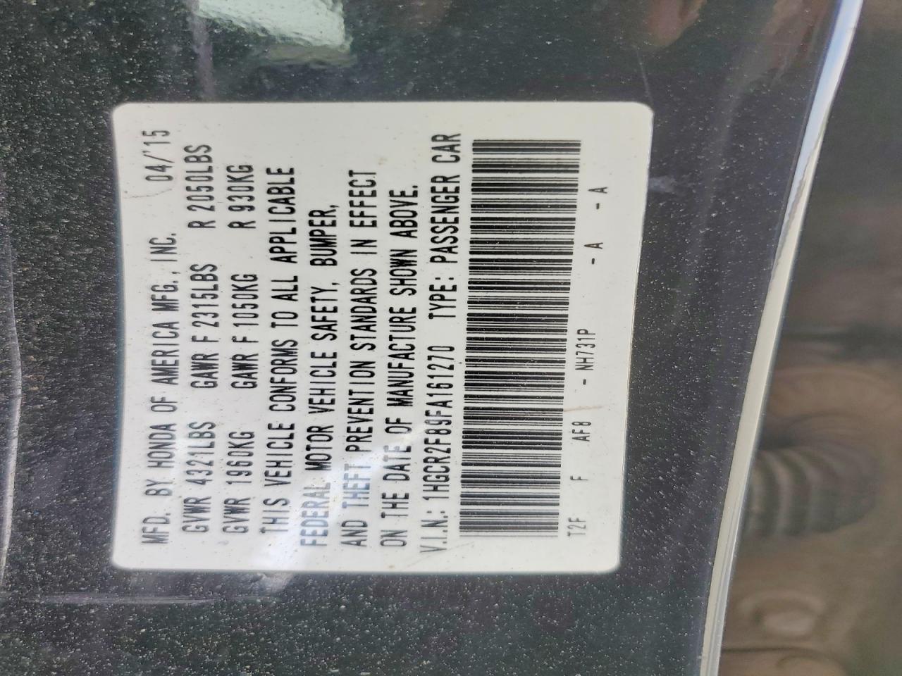 Honda Accord Exl