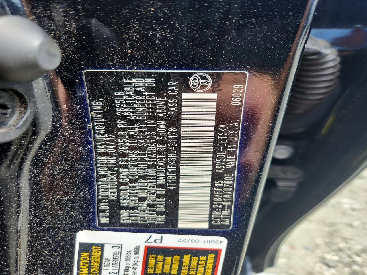 Toyota Camry Se