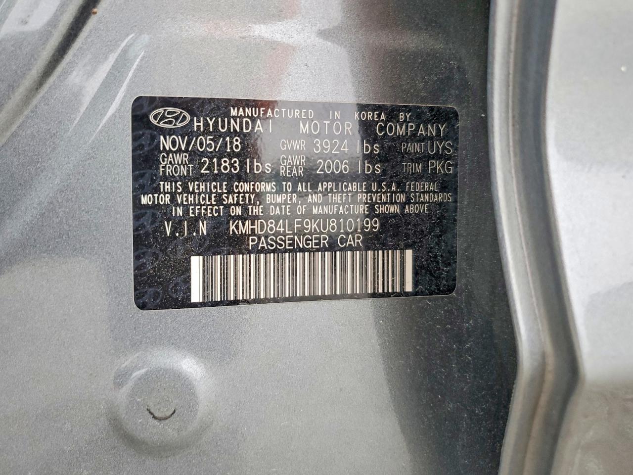 Hyundai ELANTRA Sel
