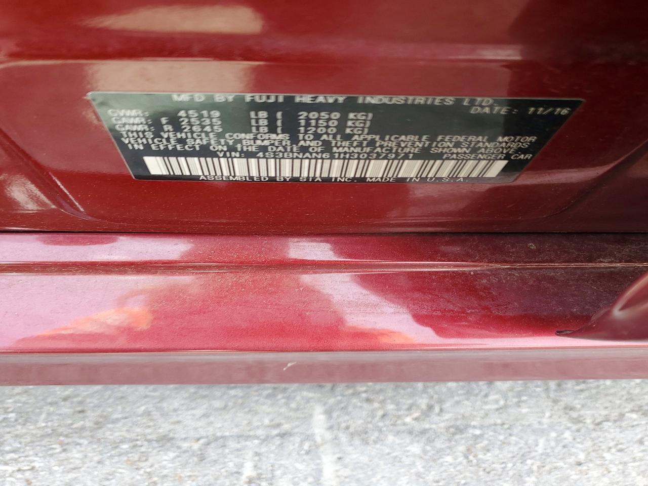 Subaru Legacy 2.5i Limited