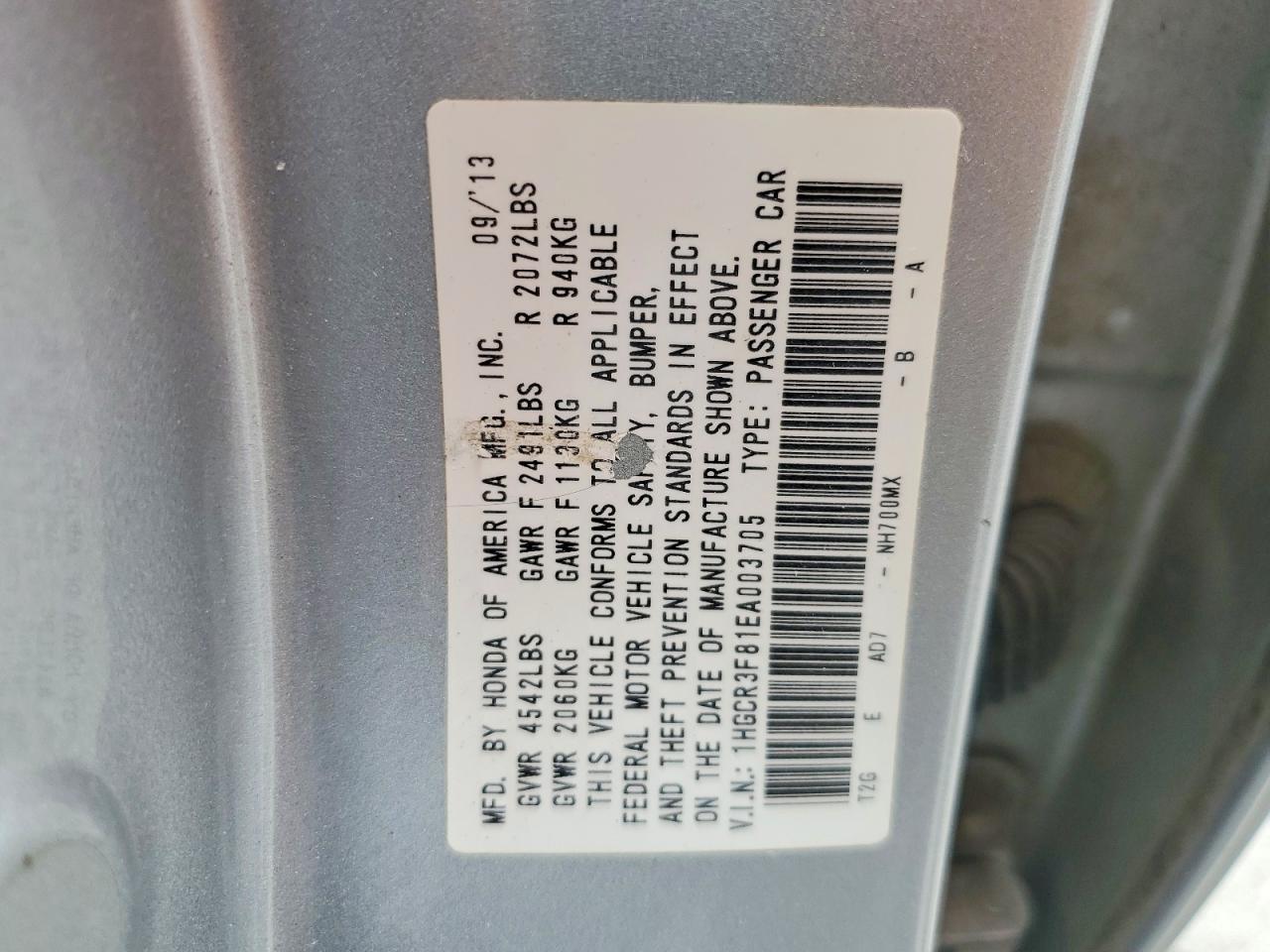 Honda Accord Exl