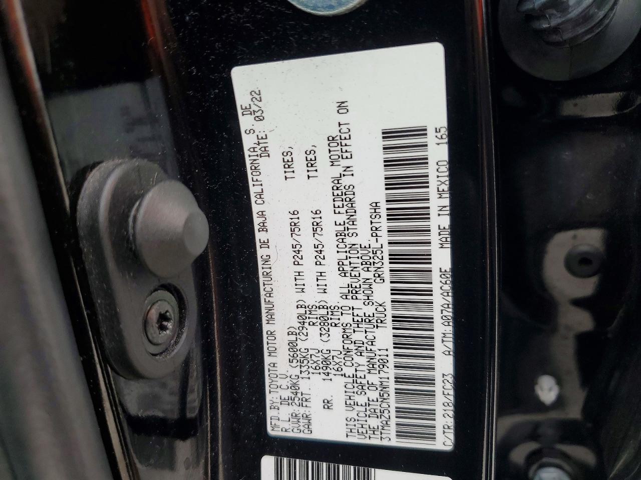 Toyota Tacoma Sr5 V6