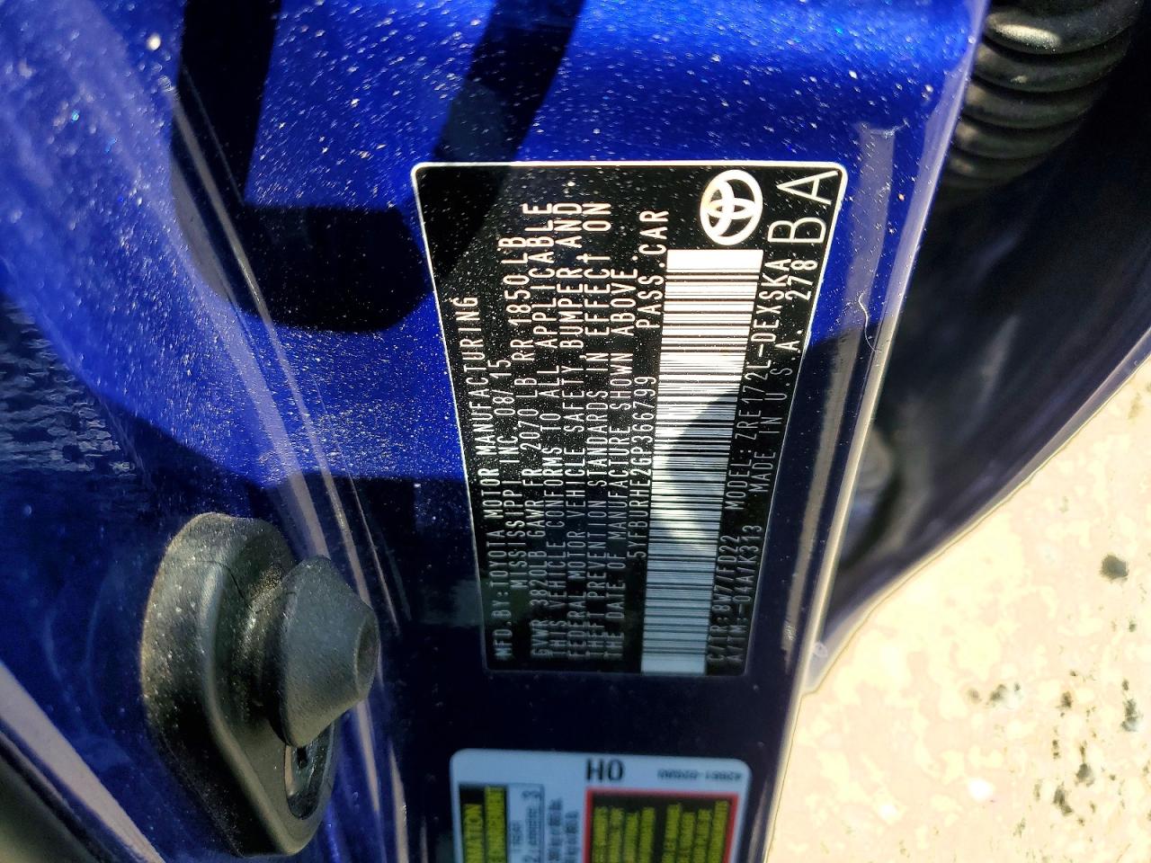 Toyota Corolla S Plus