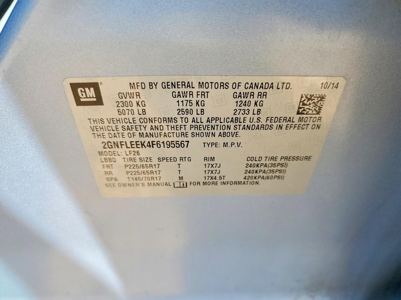 Chevrolet Equinox Ls